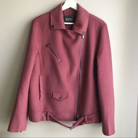 BADGLEY MISCHKA April Wool Motorcycle Jacket L - Picture 3 of 15